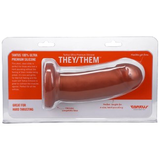 Tantus They:Them 5.5 in. Dildo Soft Copper