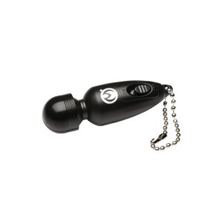 Master Series Thunderstick Mini Vibrating Wand Keychain - Black